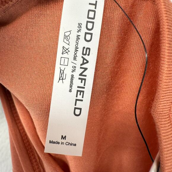 Todd Sanfield Underwear men's Medium Terracotta Essential Endurance Brief NEW - Picture 5 of 8